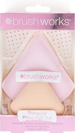 Actual product image Brush Works Triangular Pillow Puff Duo