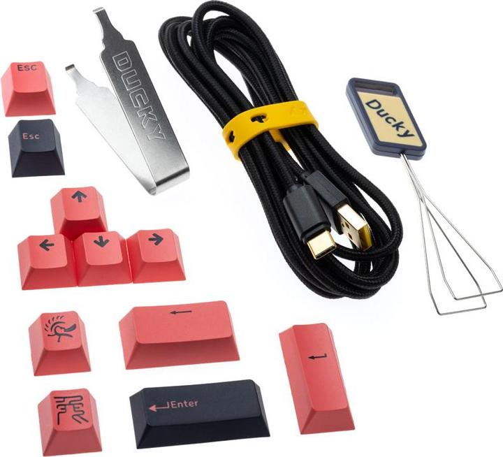 Actual product image Ducky One 3 Cosmic Blue TKL, toetsenbord (US, Cable)