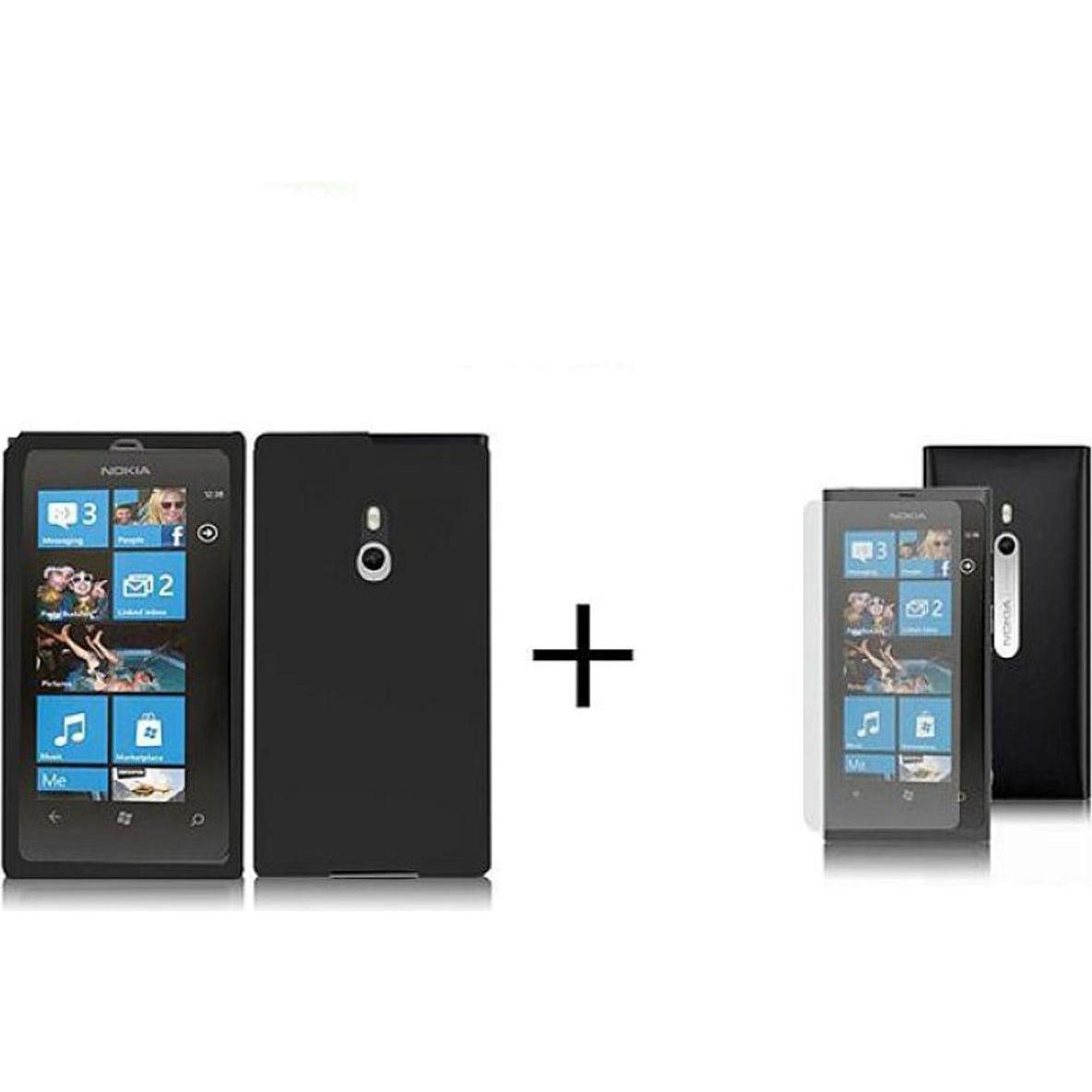 Thumbnail - König Design Schutzhülle Silikon Case für Handy Nokia Lumia 800 + Folie (Nokia Lumia 800), Smartphone Hülle