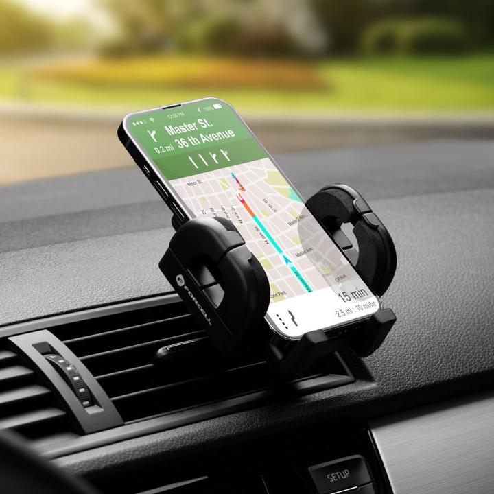 Actual product image Forcell REGULAR car holder for mounting on the ventilation grille