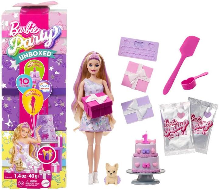 Immagine prodotto Barbie Serie Party Unboxed Glam Party