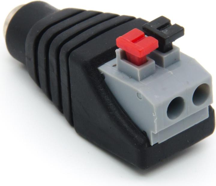 Produktbild Purecrea DC-Buchse Female Barrel Jack 5.5mm / 2.1mm mit Federklemmen