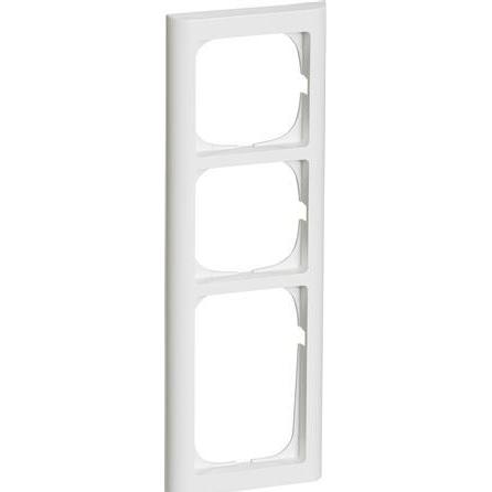 LK, Cornice, FUGA ramme Softline 63 3.5 modul hvid.