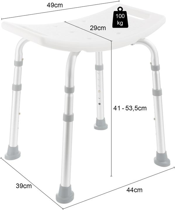 Produktbild Arebos Badhocker (100 kg)