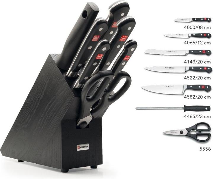 Immagine prodotto Wüsthof Classic Messerblock mit Teilen Esche