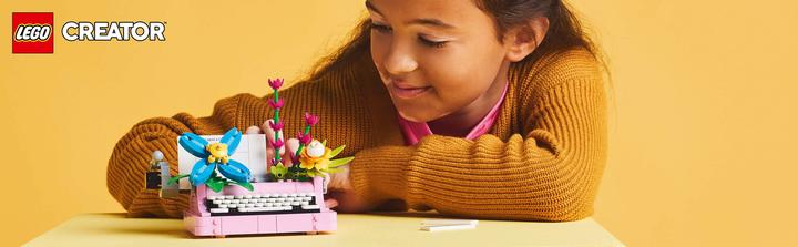 Image du produit LEGO Schreibmaschine mit Blumen (31169, LEGO Creator 3-in-1)