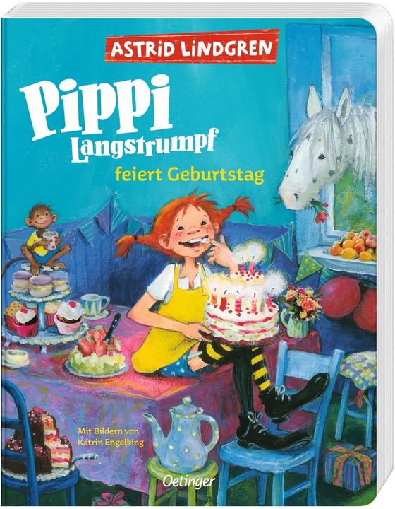 Immagine prodotto Pippi Langstrumpf feiert Geburtstag (Tedesco, Astrid Lindgren, Angelo Reatrino, 2025)