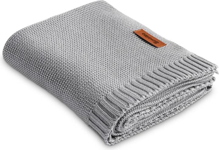 Immagine prodotto Sensillo Coperta per neonati in bambù grigio (80 x 100 cm)