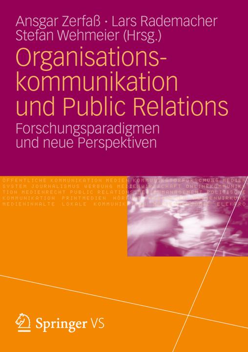 Produktbild Organisationskommunikation und Public Relations (Deutsch, 2013)