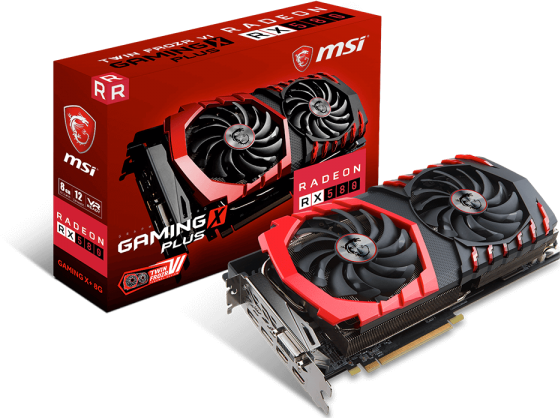 Produktbild MSI Radeon RX 580 GAMING X+ (8 GB)