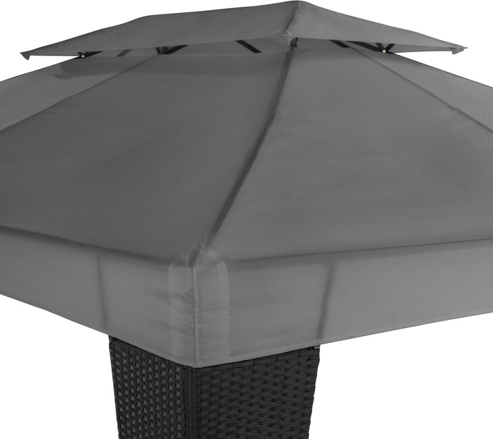 Image du produit tectake Pavillon de jardin en rotin (400 cm, 300 cm)