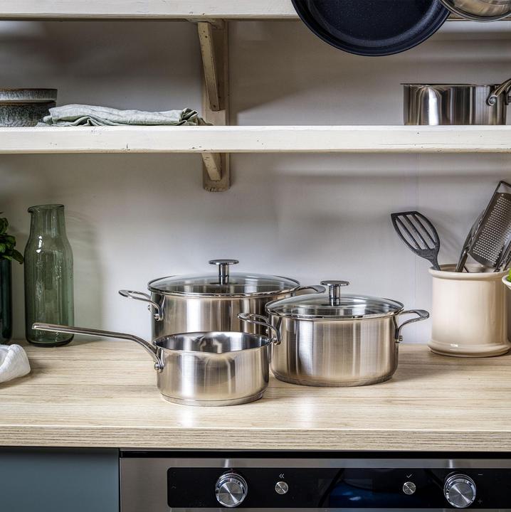 Actual product image KitchenAid Stainless Steel Breakdown Set 3-piece (24 cm, Pan set + pot set, Stainless steel)