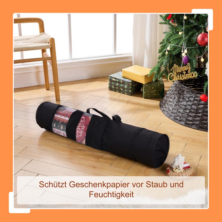 Produktbild Relaxdays 2x Geschenkpapier-Aufbewahrung (17 cm, 2x)