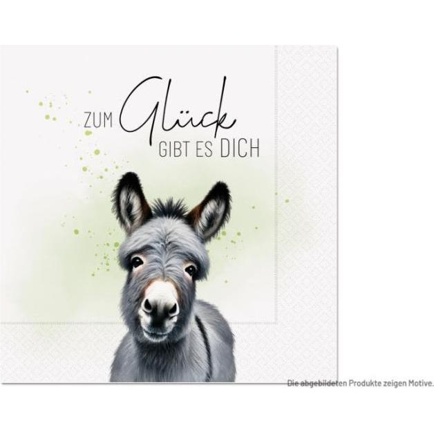La Vida, Tovaglioli, Serviette 33X33 20St Esel (20 pz., 33 x 33 cm)