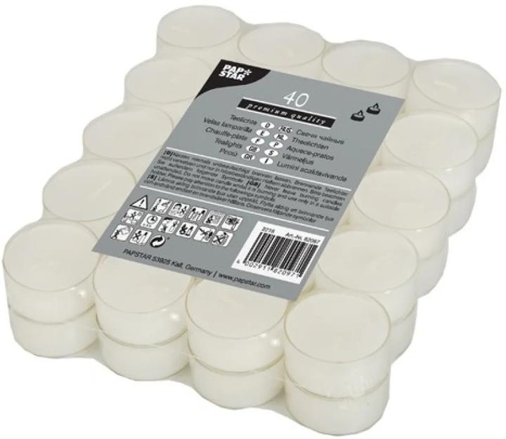 Immagine prodotto Papstar Lampade da tè con coperchio in policarbonato (40 pz.)