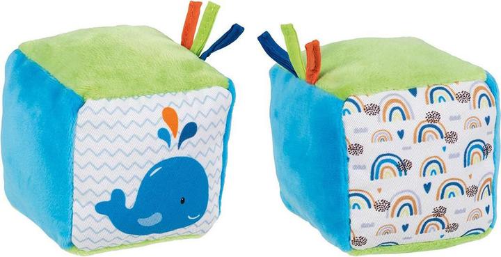 Actual product image Goki Cube with crackling foil and bell (German)