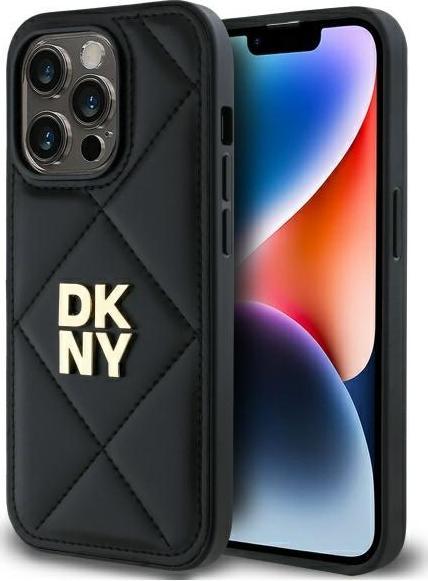 Immagine prodotto DKNY DKHCP14LPQDSLK iPhone 14 Pro 6.1" czarny/nero Quilted Stack Logo (Apple iPhone 14 Pro)