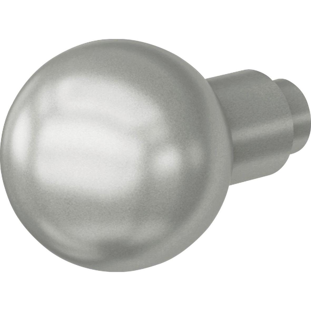 Marchesi, Türgriff + Fenstergriff, Knopfdrückerlochteil Kugelform, ø 50 mm, Ansatz 16 mm, Edelstahl (Türgriff)
