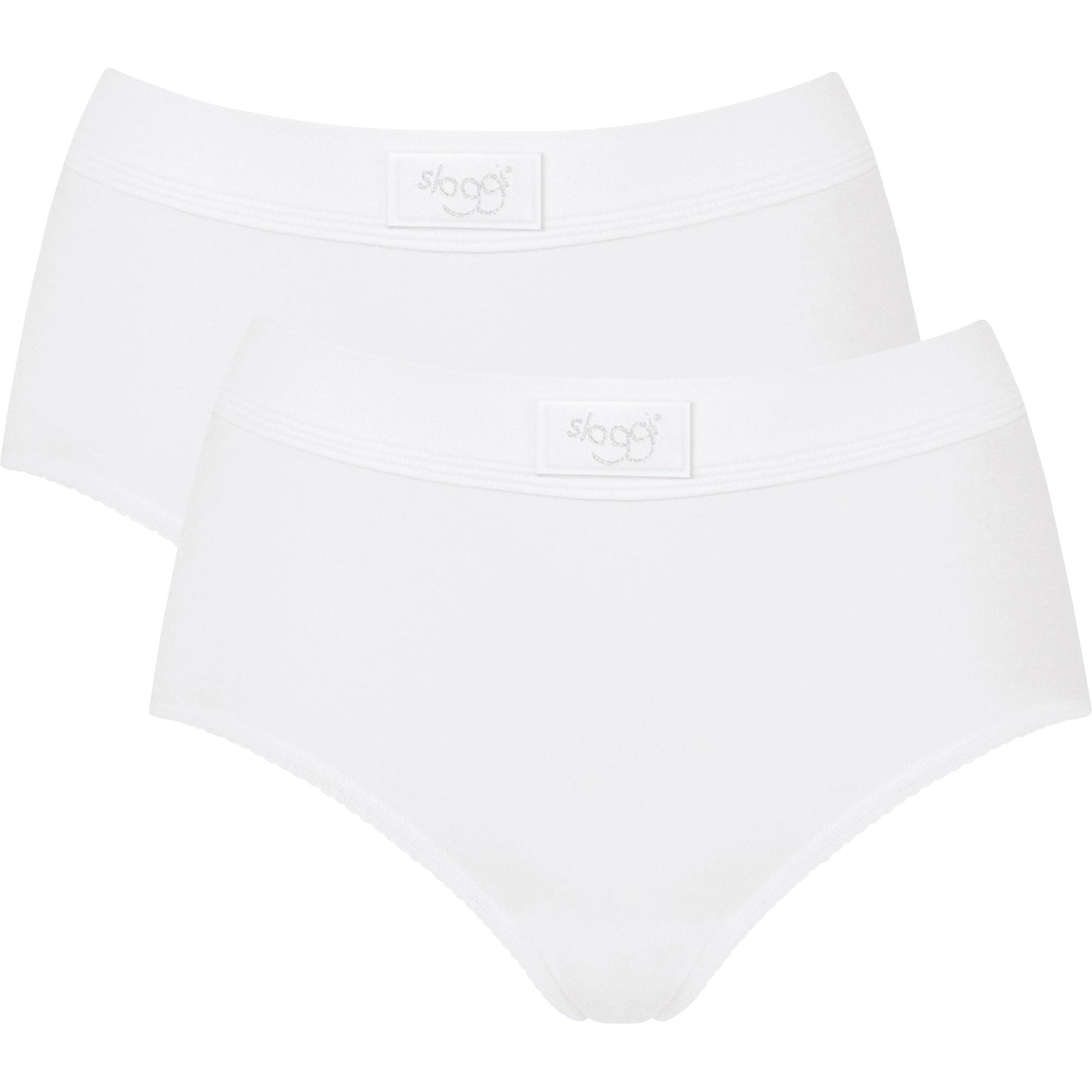 Thumbnail - Sloggi, Damen, Unterhosen, Maxi, Weiss, (42, 2er Pack)