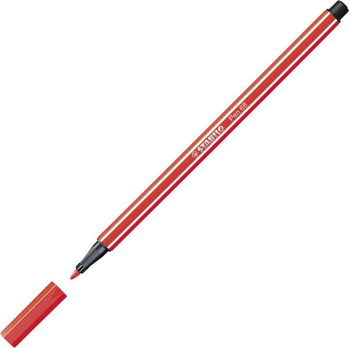 Image du produit STABILO Pen 68 Feutre Premium (Jaune, Vert, Bleu, Noir, Rouge, Turquoise, Marron, 6 x)
