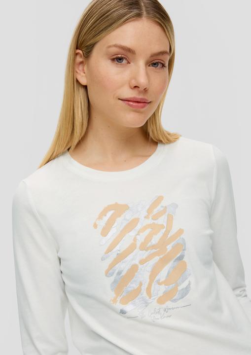 Actual product image S.Oliver T-Shirt Longsleeve mit Effektprint (48)