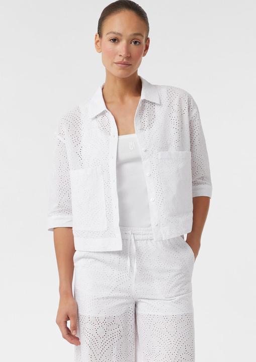 Immagine prodotto Comma Bluse Bluse mit Lochstickerei und aufgesetzten Taschen (42)