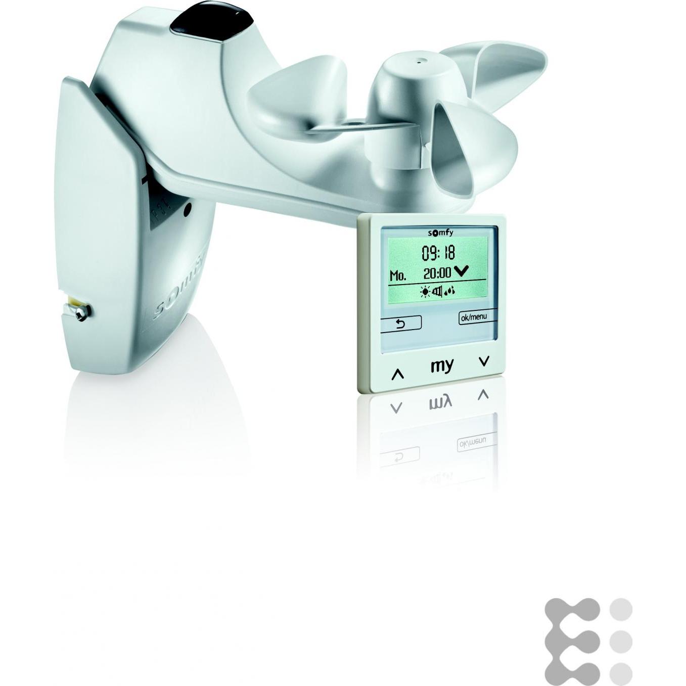 Thumbnail - somfy Soliris Smoove IB+, Thermometer + Hygrometer, Weiss