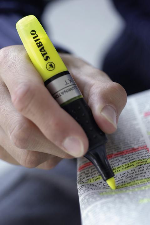 Produktbild STABILO LUMINATOR Textmarker (Orange, Gelb, Grün, Pink, 5 mm, 4 x)
