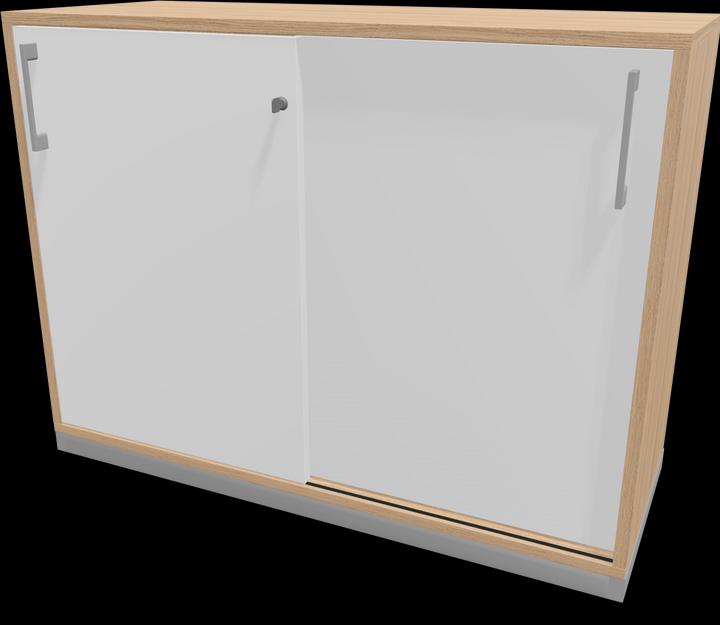 Amber oak decor with structure, Silver grey, White