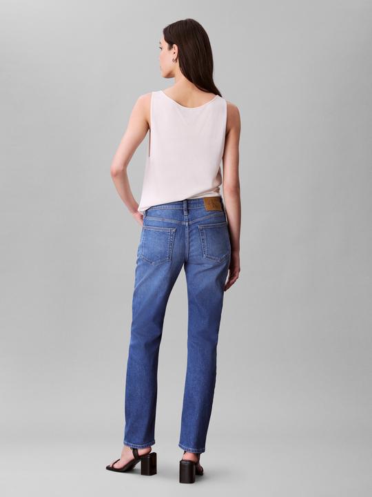 Actual product image Calvin Klein Jeans Mid Rise Slim Indigo Channel (26)