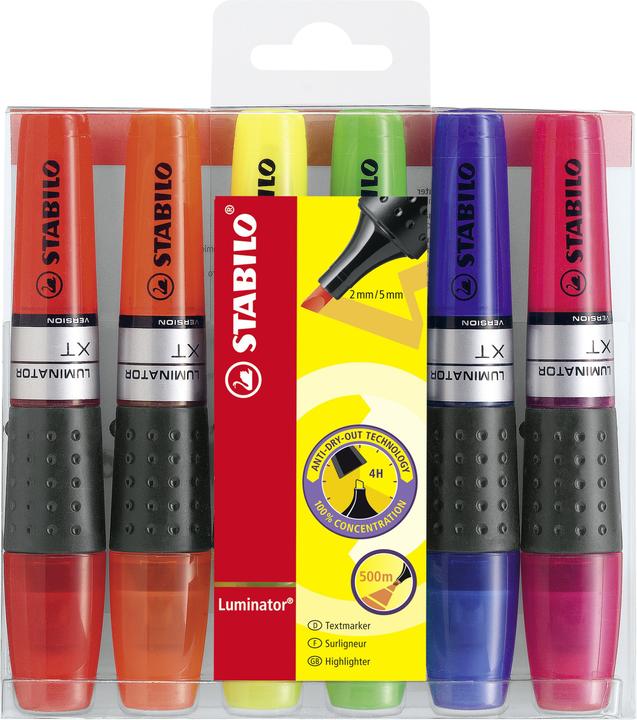 Produktbild STABILO LUMINATOR Textmarker (Mehrfarbig, 5 mm, 6 x)