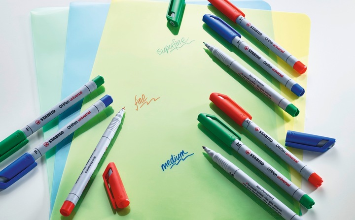 Produktbild STABILO OHPen universal Folienstift wasserlöslich (Mehrfarbig, 0.70 mm, 8 x)