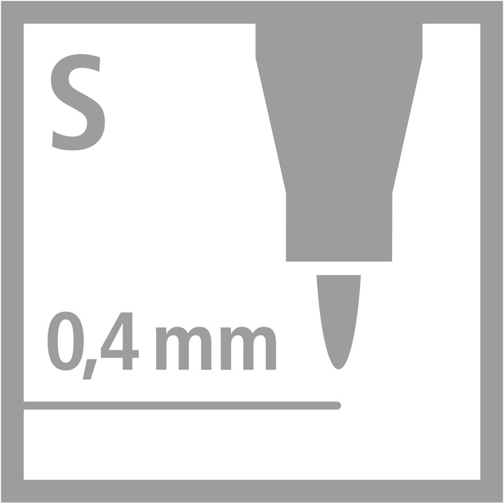 Produktbild STABILO Write-4-all Permanent-Marker (Rot, Blau, Grün, Schwarz, 0.40 mm, 4 x)