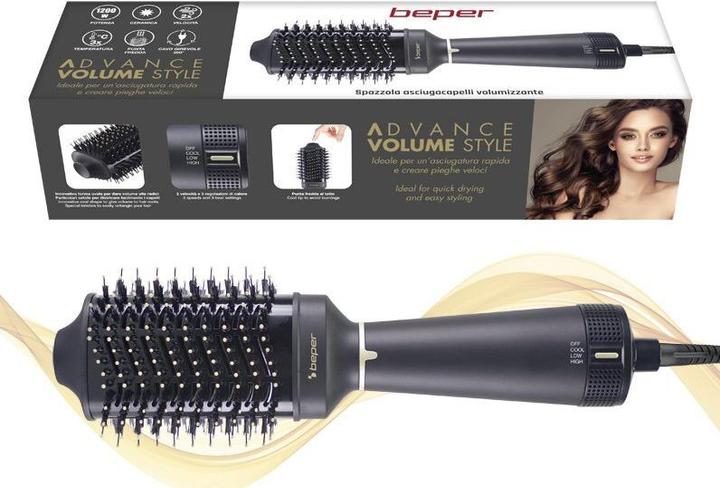 Immagine prodotto Beper P301pis102 Volumizing Hair Dryer Brush 1200W Smoothing and Volumizing