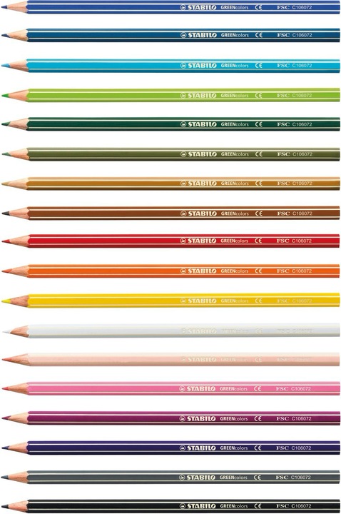 Produktbild STABILO GREENcolors Buntstift (Mehrfarbig, 18 x)
