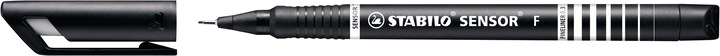 Actual product image STABILO SENSOR F Finliner with spring-loaded sharpener (Multicoloured, 4 x)