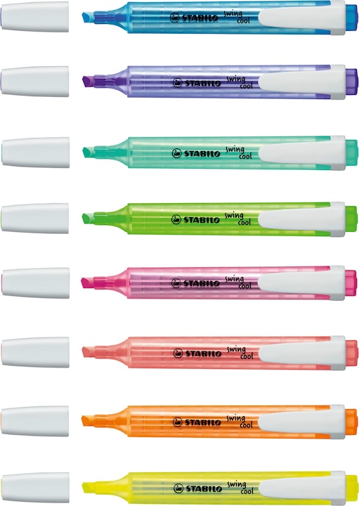 Produktbild STABILO swing cool Textmarker (Mehrfarbig, 4 mm, 8 x)