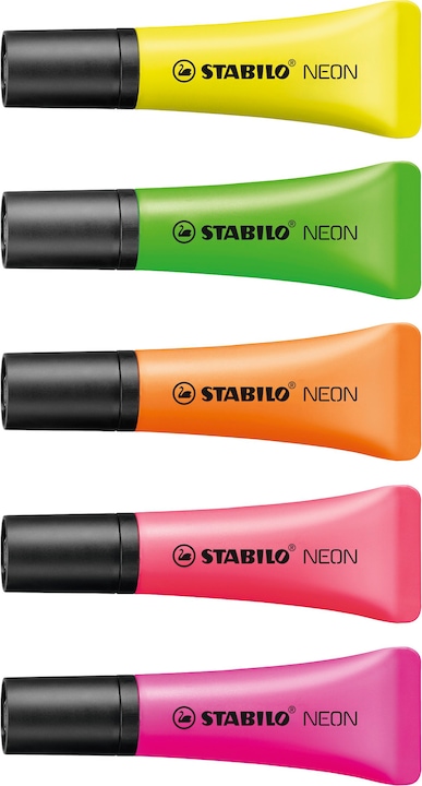 Produktbild STABILO NEON Textmarker (Neon, 5 mm, 5 x)