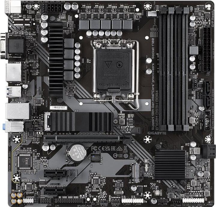 Produktbild Gigabyte B760M DS3H (LGA 1700, Intel B760 Express, mATX)