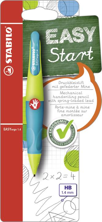 Immagine prodotto STABILO Matita meccanica ergonomica EASYergo per destrimani HB (1.40 mm, HB, 1 x)