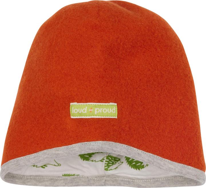 loud + proud Mütze Wollfleece Terracotta