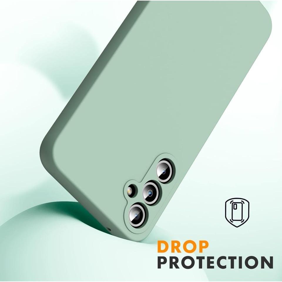 Thumbnail - Screenguard Liquid Silicone Case Hülle (Samsung Galaxy S24+), Smartphone Hülle, Grün