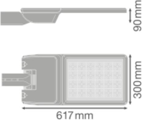 Produktbild Ledvance Streetlight LED Flex Large Strassenleuchte 730 3000K 110W warmweiss 35x135° IP66 (730 lm, IP66)