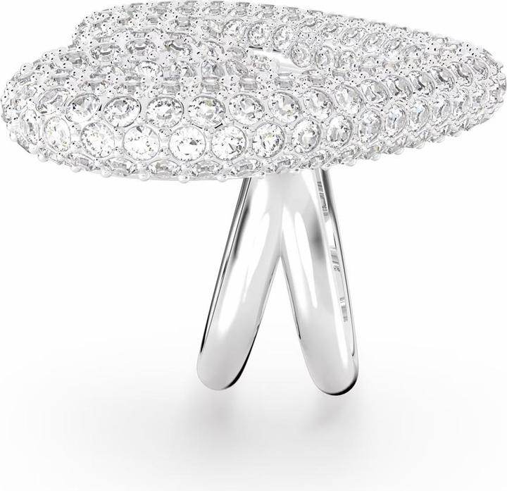 Produktbild Swarovski Una Cocktail Heart Ring Silber (60)