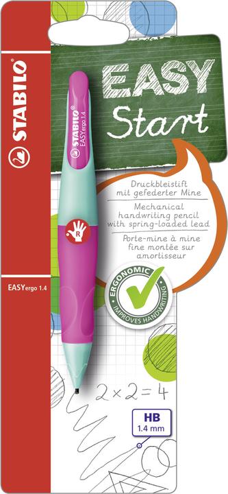 STABILO Matita meccanica ergonomica EASYergo per destrimani HB (1.40 mm, HB, 1 x)