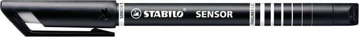 Produktbild STABILO SENSOR F Finliner mit gefederter Spitzer (Mehrfarbig, 6 x)