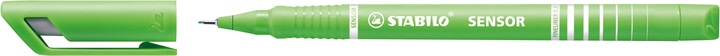 Produktbild STABILO SENSOR F Finliner mit gefederter Spitzer (Rosa, Lila, Blau, Grün, 4 x)