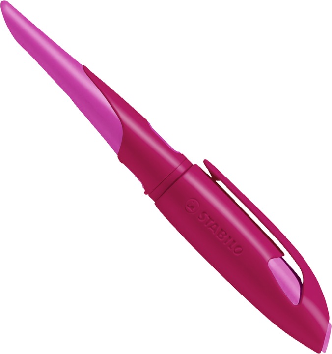 Produktbild STABILO EASYbirdy ergonomischer Schulfüller für Linkshänder Standard-Feder (Rosa, 1 x)