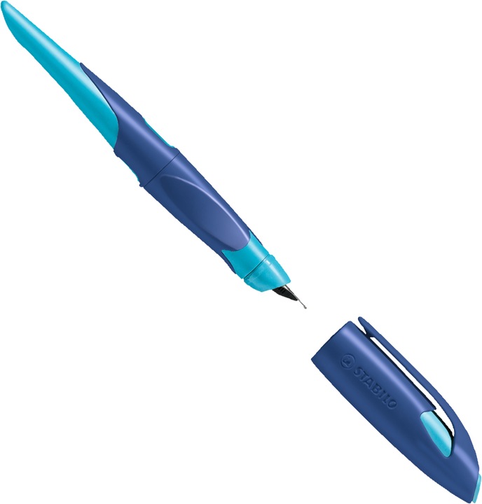 Produktbild STABILO EASYbirdy ergonomischer Schulfüller für Linkshänder Standard-Feder (Blau, 1 x)