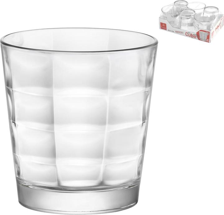 Bormioli Rocco cube (2.40 dl, 6 x, Verre à whisky)